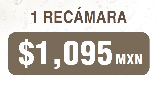 Membresía 1 Recámara — $1,095 MXN / mes
